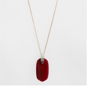 Kendra Scott Pendant Necklace Bordeaux tiger eye